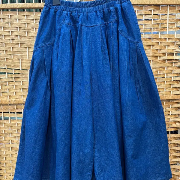 [BUNJANG] Denim Wide Pants / 데님 와이드 팬츠