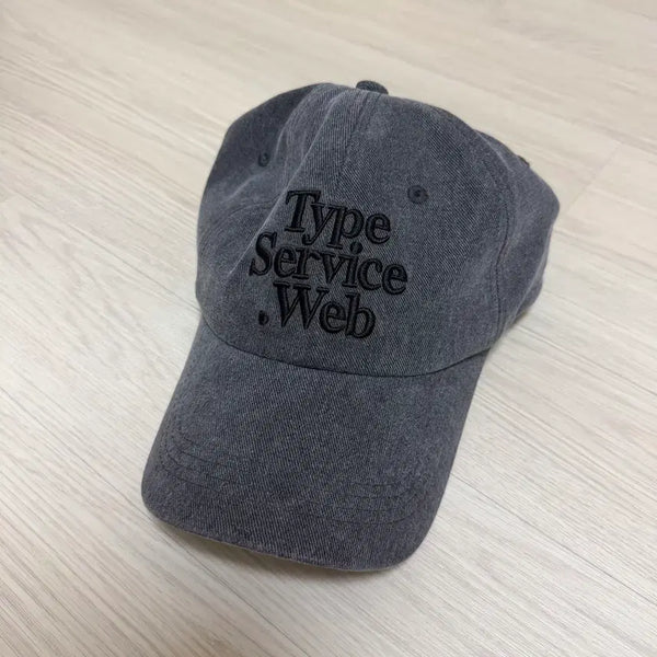 [BUNJANG] Type Service Cap Gray / 타입서비스 모자 볼캡 회색