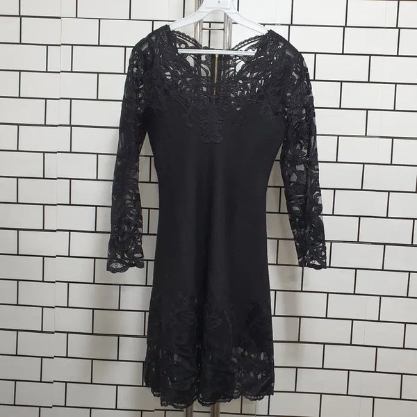 [BUNJANG] Knit Lace Dress / -28 니트 레이스 원피스