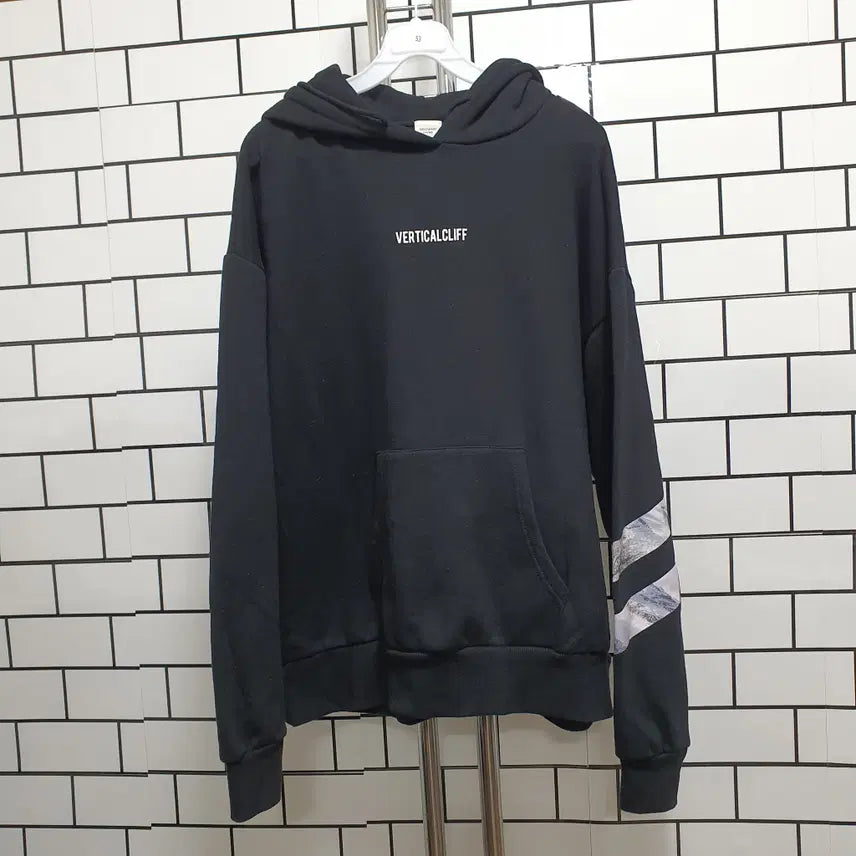 [BUNJANG] 53 Printing Hoodie (Brushed) / -53 프린팅 후드티 (기모)