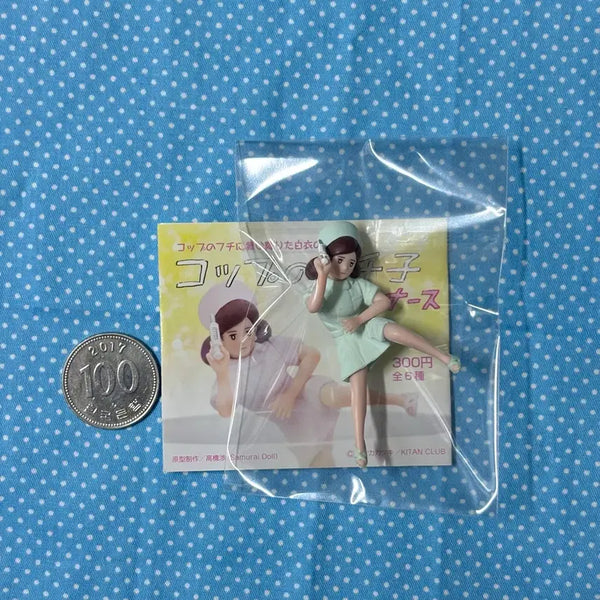 [BUNJANG] Fuchiko Nurse Gacha Miniature / 컵위의 후치코 간호사 가챠 미니어처