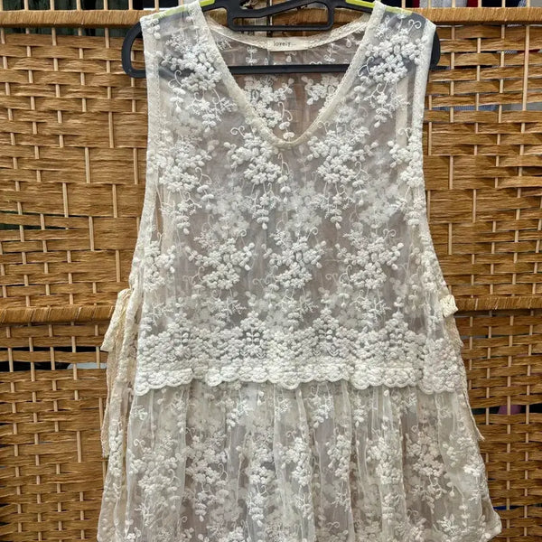 [BUNJANG] Ivory Lace Bustier / 레이스 뷔스티에