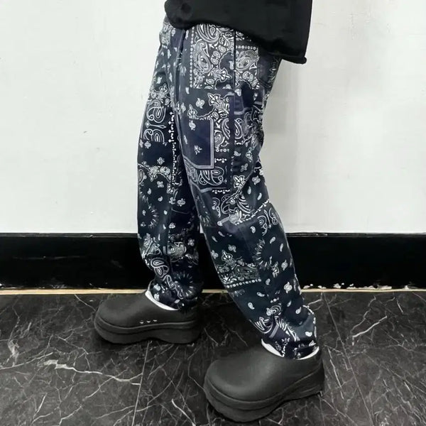[BUNJANG] Frisco Store Paisley Pattern Easy Pants / 프릭스스토어 페이즐리 패턴 이지 팬츠