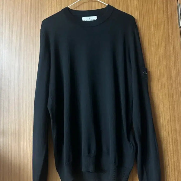 [BUNJANG] Stone Island Black Knit M / 스톤아일랜드 블랙 니트 M