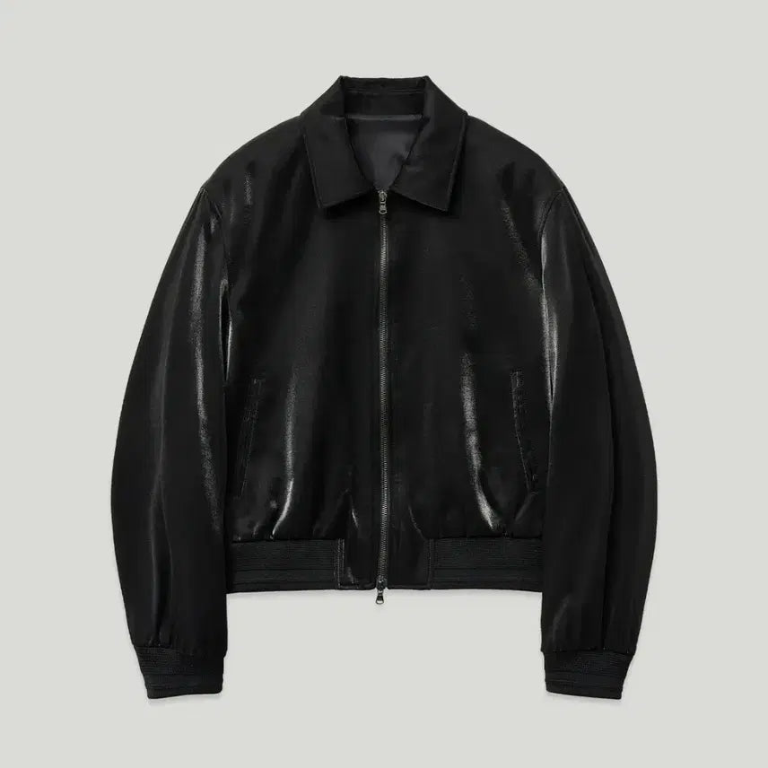 [BUNJANG] ELMUD Mercury Satin Blouson Jacket Size 46 / 엘무드 머큐리 새틴 블루종 자켓 46