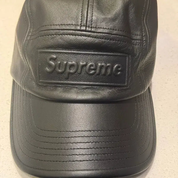 [BUNJANG] Supreme Gore-Tex Leather Camp Cap / 슈프림 고어택스 레더 캠프캡