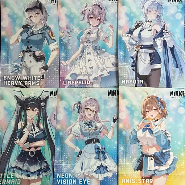[BUNJANG] Nier:Automata Lawson Collaboration Clear File Set (6 Types) / 니케 로손 콜라보 클리어파일 6종