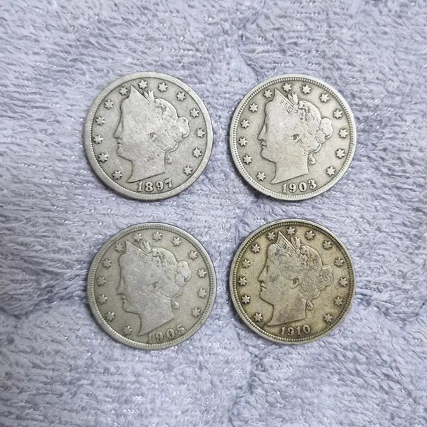 [BUNJANG] Liberty Nickel 4-Piece Set / 미국 리버티 니켈 4점