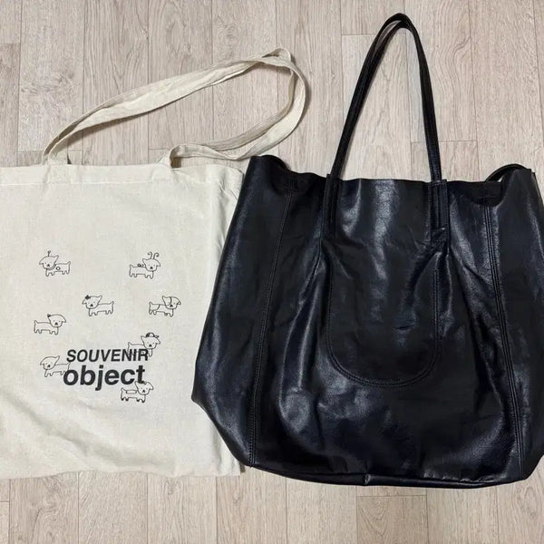 [BUNJANG] Kinch Boddari Black Tote Bag / 킨치 보따리 블랙 새상품