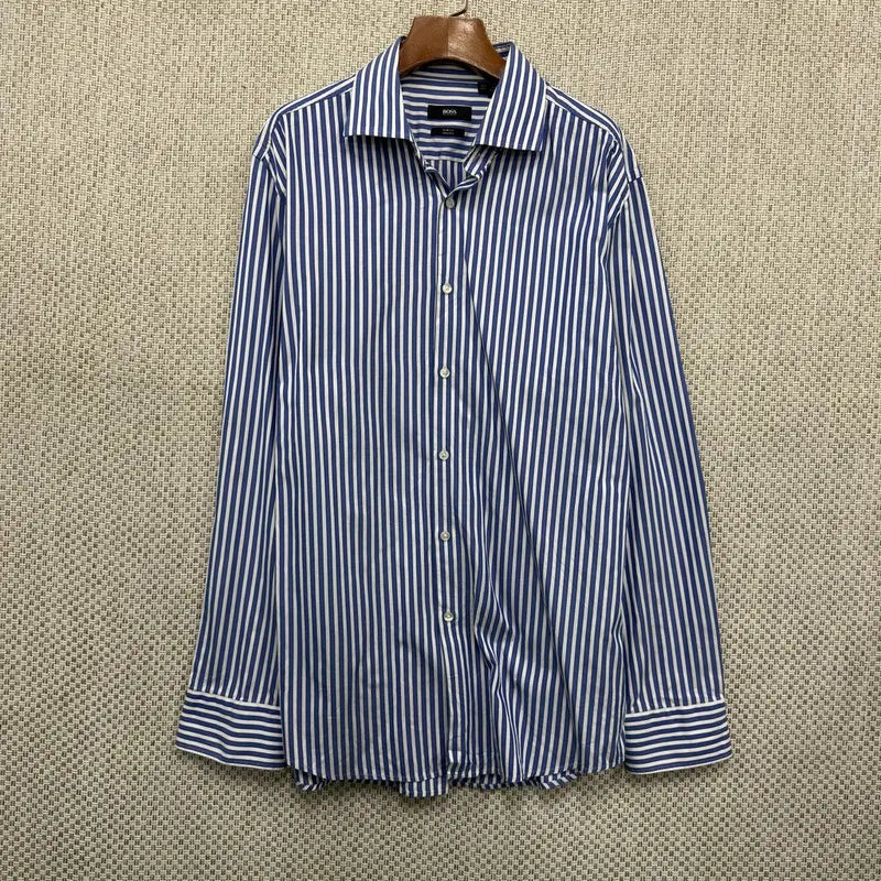 [BUNJANG] Hugo Boss Striped Shirt / 휴고보스 스프라이프 셔츠 100 H03858
