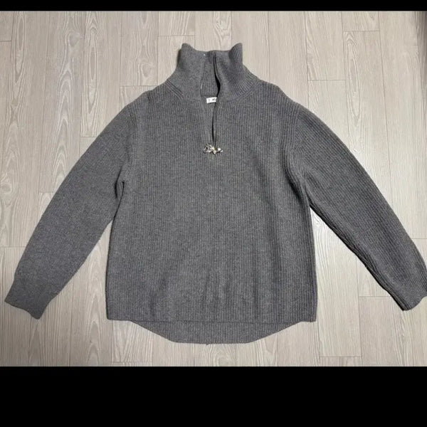 [BUNJANG] Bellie Half Zip Knit L Size / 벨리에 반집업니트 L사이즈