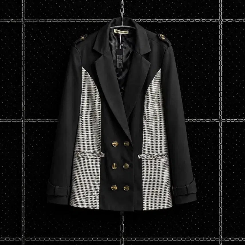 [BUNJANG] Jurianojurrie Houndstooth Blazer / Jurianojurrie 하운드투스 블레이저