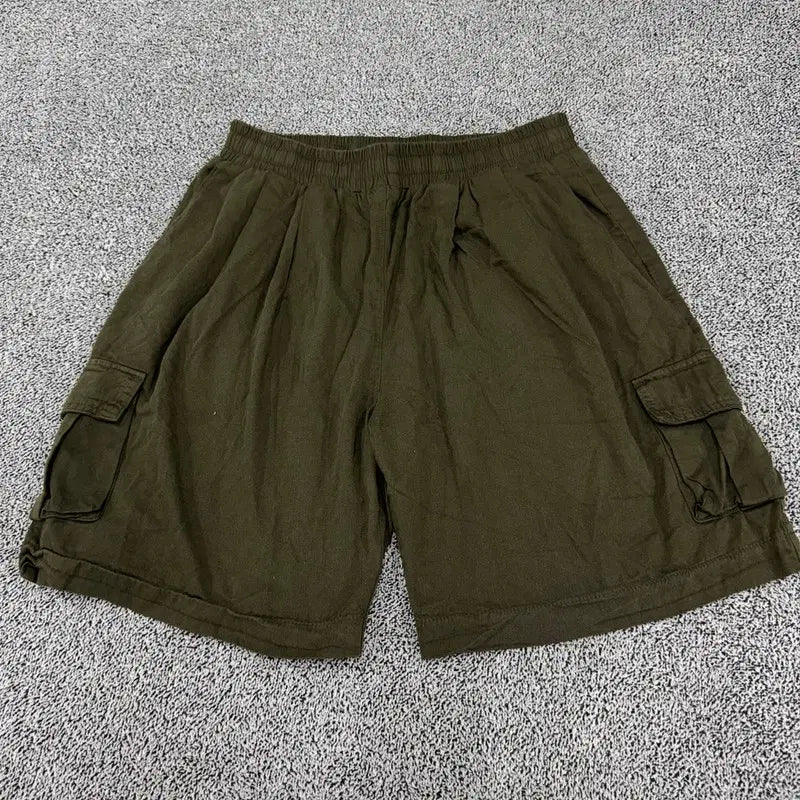 [BUNJANG] JEMUT Khaki Cargo Shorts 2XL / [정품/2XL] 제멋 카키 카고 반바지   BB