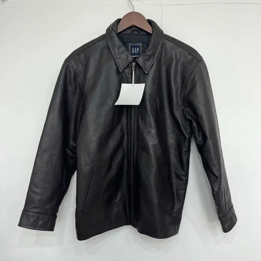 [BUNJANG] Old Gap Leather Jacket Brown / 올드갭 레더자켓 브라운 (실사이즈 M-L정도)