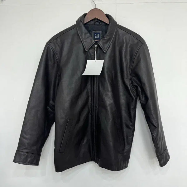 [BUNJANG] Old Gap Leather Jacket Brown / 올드갭 레더자켓 브라운 (실사이즈 M-L정도)