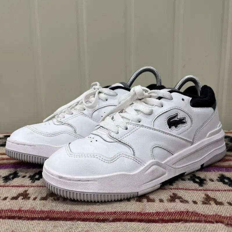 [BUNJANG] Lacoste White Casual Sneakers UK4 / 라코스테 화이트 캐주얼 스니커즈 UK4 X03677