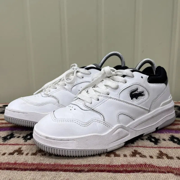 [BUNJANG] Lacoste White Casual Sneakers UK4 / 라코스테 화이트 캐주얼 스니커즈 UK4 X03677
