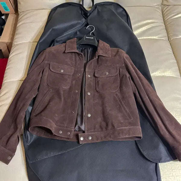 [BUNJANG] TonyWack Suede Jacket Brown / 토니웩 스웨이드자켓