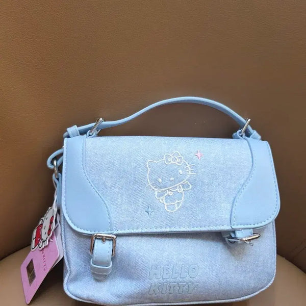 [BUNJANG] Hello Kitty Denim Mini Backpack / 헬로키티 데님  미니 백팩