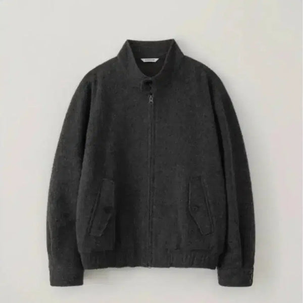 [BUNJANG] Blank Room Wool Harrington Charcoal / 블랭크룸 울 해링턴 차콜