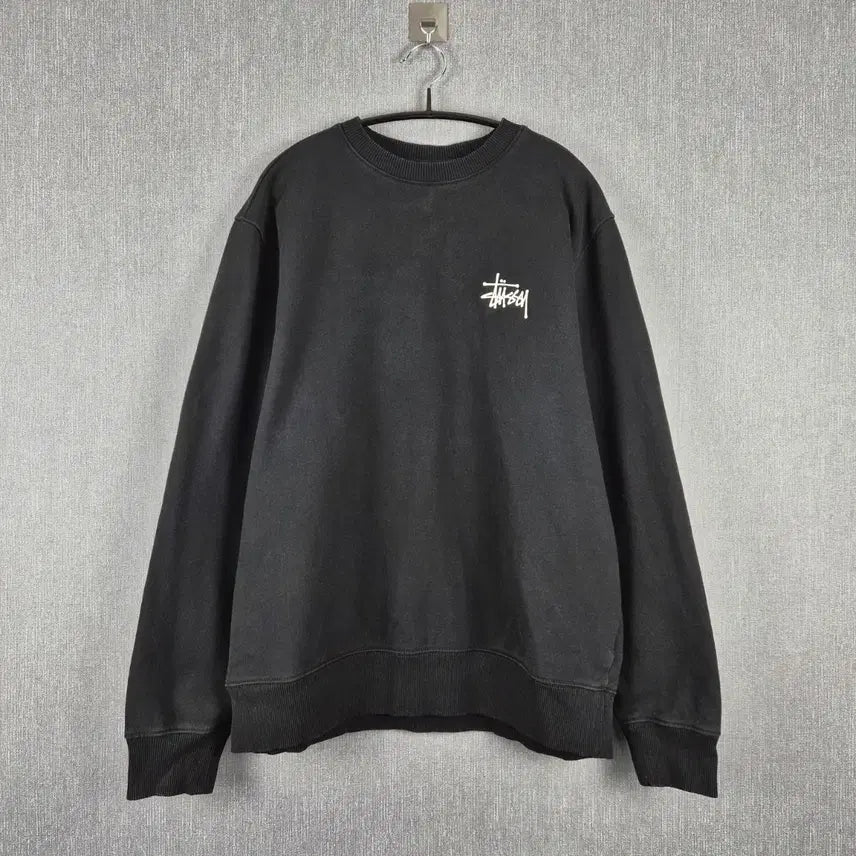 [BUNJANG] Stussy Basic Crewneck Sweatshirt Black M / 스투시 베이직 크루넥 맨투맨 블랙 M