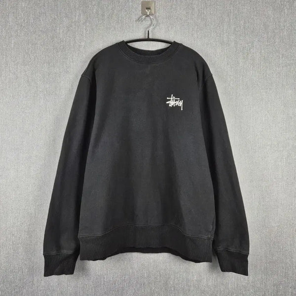 [BUNJANG] Stussy Basic Crewneck Sweatshirt Black M / 스투시 베이직 크루넥 맨투맨 블랙 M