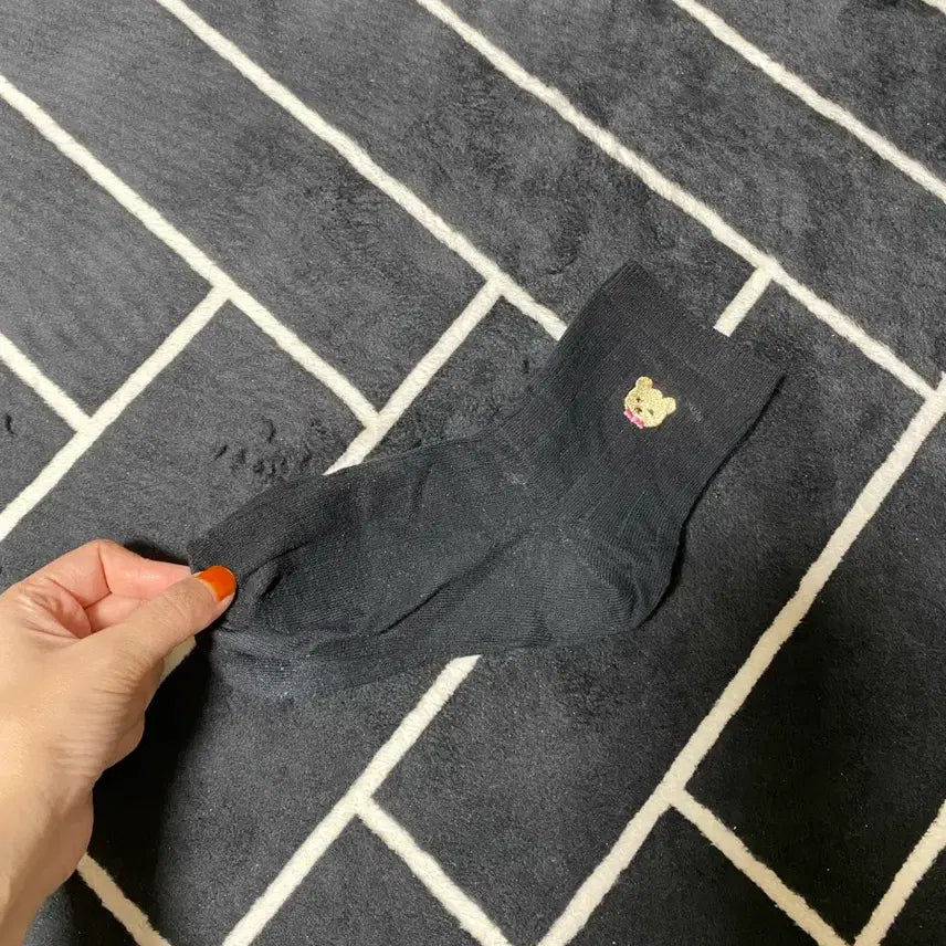 [BUNJANG] Women's Bear Pattern Socks / [중고] 여성용 양말