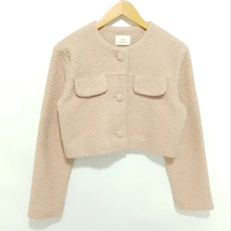 [BUNJANG] Cropped Boucle Jacket / 크롭 부클 자켓 F_W0591