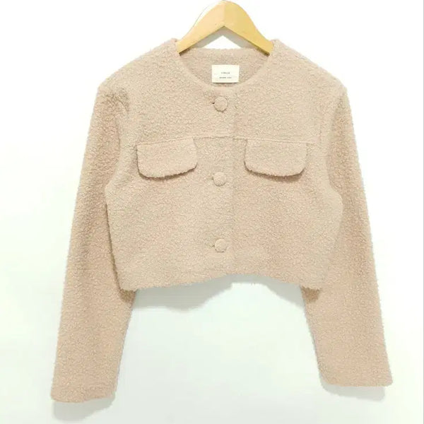 [BUNJANG] Cropped Boucle Jacket / 크롭 부클 자켓 F_W0591