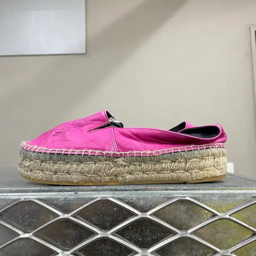 [BUNJANG] Kenzo Leather Tiger Espadrilles Size 38 / 겐조 레더 타이거 에스파드류 38 (gr-6184)