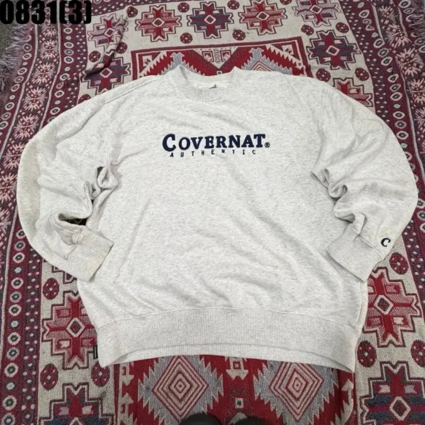 [BUNJANG] Covernat Sweatshirt Grey L / 커버낫 맨투맨 그레이 L 0831