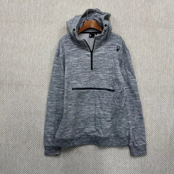 [BUNJANG] Spider Half-Zip Hoodie XL / 스파이더 반집업 후드티 XL H03832