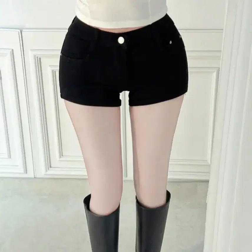 [BUNJANG] Black Short Shorts Hot Pants / 블랙 숏팬츠 핫팬츠