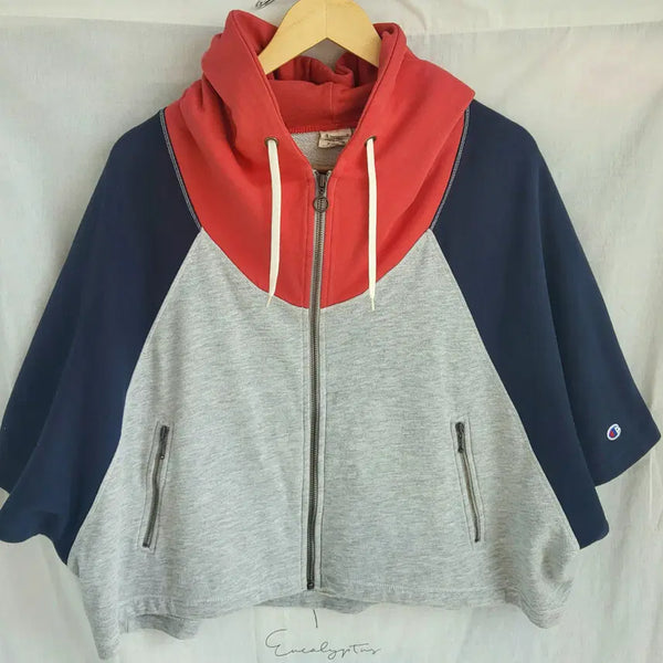 [BUNJANG] Champion Women's Cape Zip-Up Jacket Outerwear M / 챔피온 여성 케이프형 집업 자켓 아우터 M