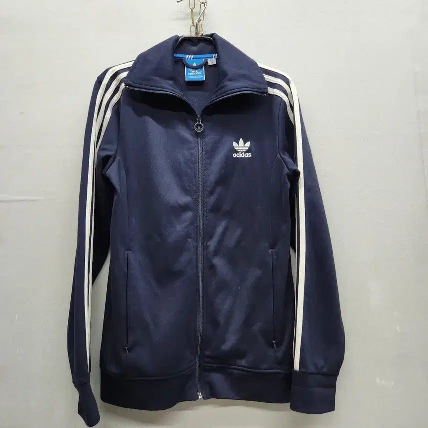 [BUNJANG] Adidas Flame Logo Track Top Jersey / 아디다스 불꽃 로고 삼선 트랙탑 져지 95(S) 남여공용