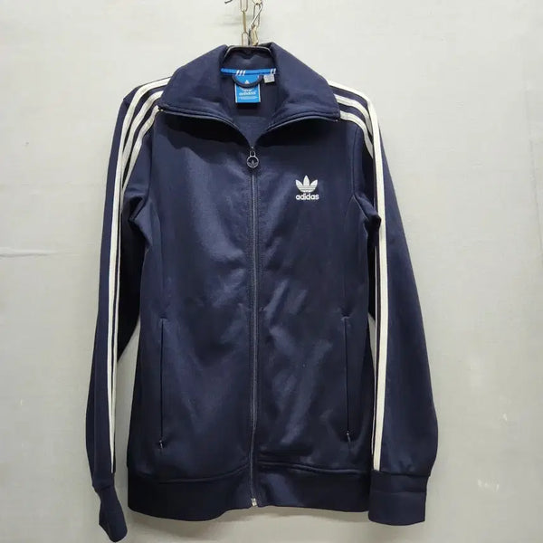 [BUNJANG] Adidas Flame Logo Track Top Jersey / 아디다스 불꽃 로고 삼선 트랙탑 져지 95(S) 남여공용