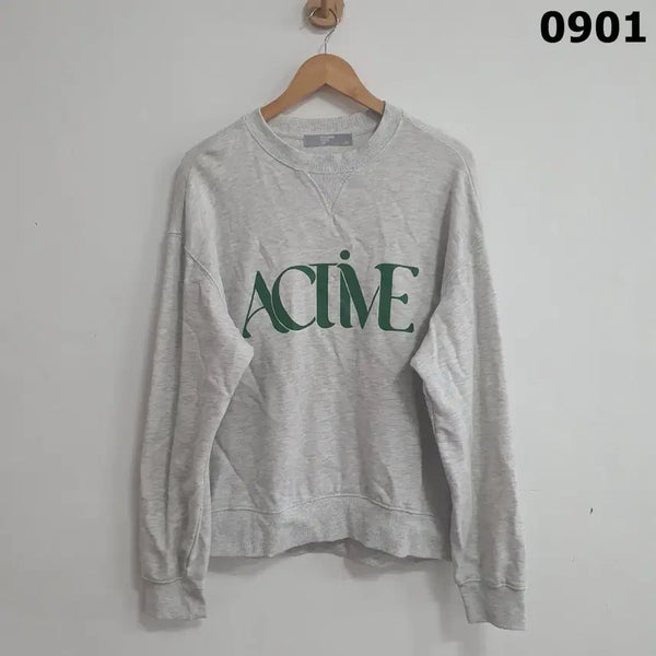 [BUNJANG] 8Seconds Men's Sweatshirt Grey XL / 에잇세컨즈 맨투맨 티셔츠 그레이색상 xL