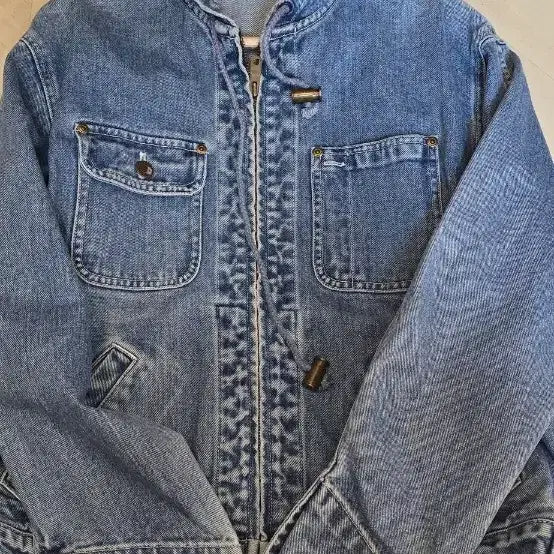[BUNJANG] Denim Hooded Jacket Women's / 후드 데님자켓 청자켓 여성