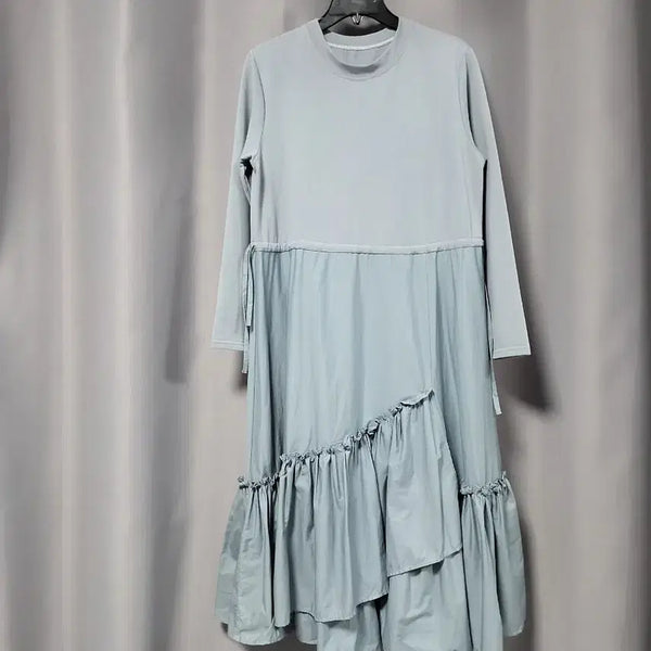 [BUNJANG] Frill Cotton Dress / 프릴 면원피스