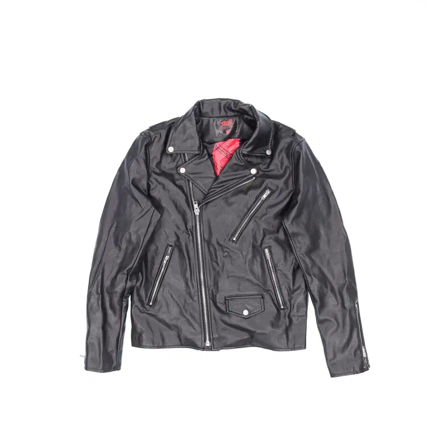 [BUNJANG] L Fleon Leather Jacket 0901M / L 플리온 가죽 자켓 0901M