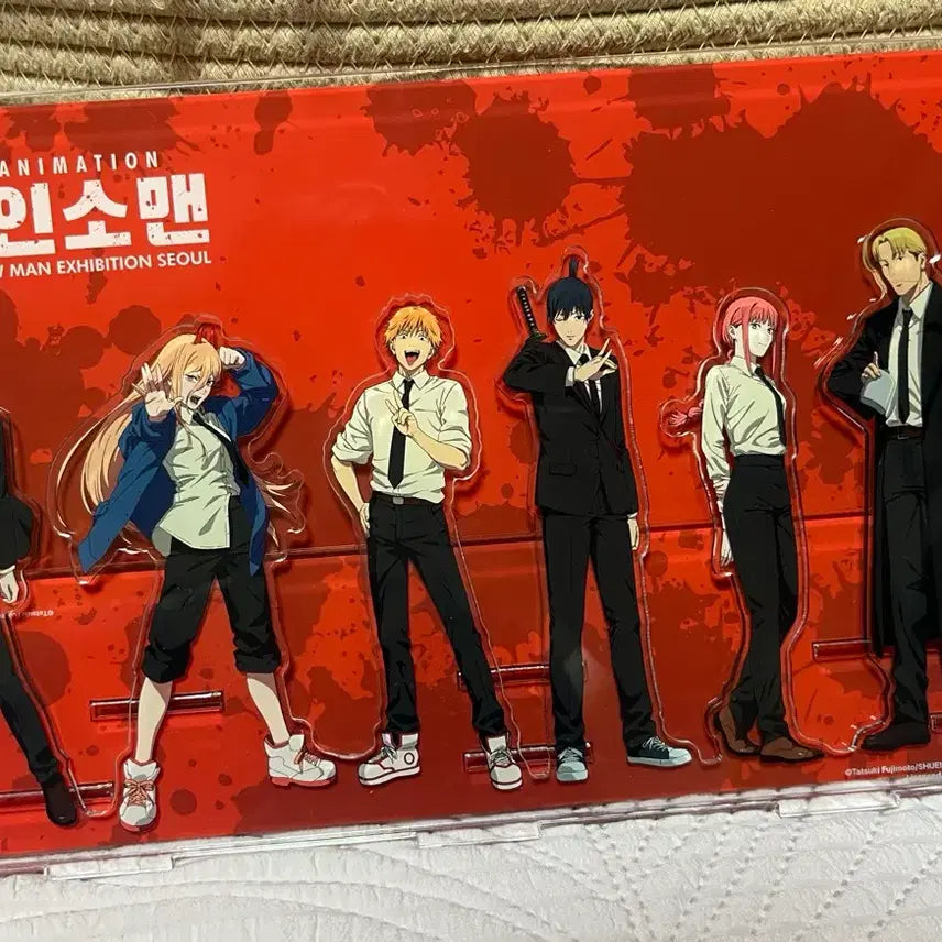 [BUNJANG] Chainsaw Man Exhibition Group Acrylic Stand / 체인소맨 전시회 단체 아크릴