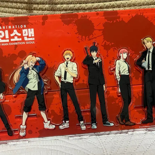 [BUNJANG] Chainsaw Man Exhibition Group Acrylic Stand / 체인소맨 전시회 단체 아크릴