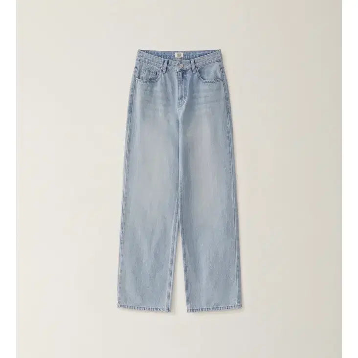 [BUNJANG] PEBBLE.M Straight Denim Pants - Size S / 페블엠 스트레이트 데님 팬츠 S
