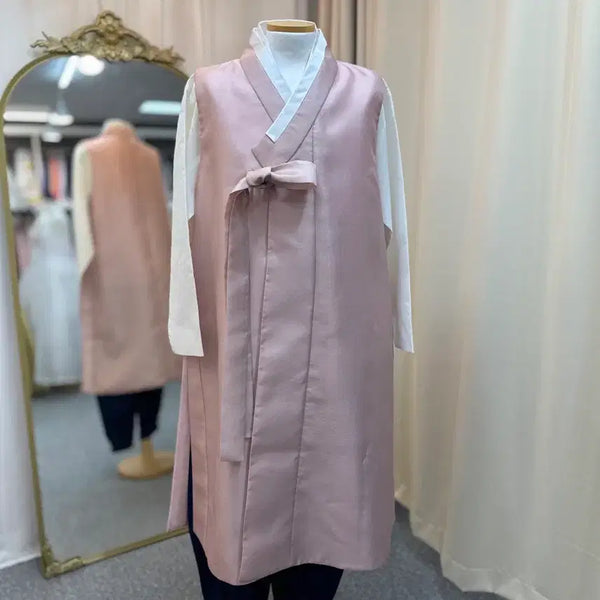 [BUNJANG] Men's Pink Gwaeja - Size 100 / 고급화섬원단 남자 핑크색 쾌자 100사이즈 (쾌자단품)