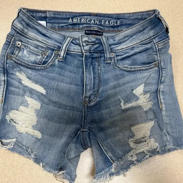 [BUNJANG] American Eagle Denim Shorts US 2 (New) / 아메리칸이글 숏팬츠 US 2(새제품)