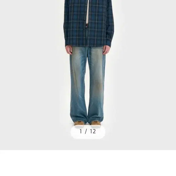 [BUNJANG] Bellier True Wide Denim Pants (Kaihara Indigo) / [28] 벨리에 트루와이드 데님 팬츠 - 카이하라 인디고