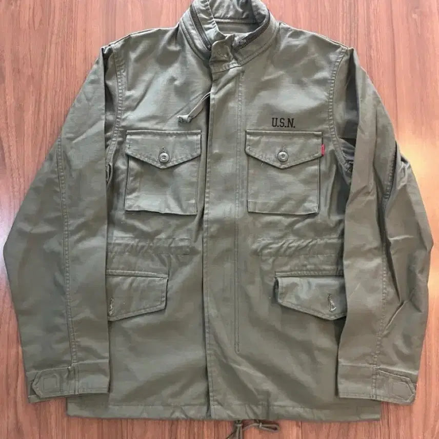 [BUNJANG] Supreme Popeye M65 Field Jacket Olive / 슈프림 뽀빠이 m65 필드자켓 올리브 M