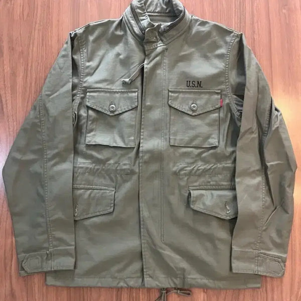 [BUNJANG] Supreme Popeye M65 Field Jacket Olive / 슈프림 뽀빠이 m65 필드자켓 올리브 M