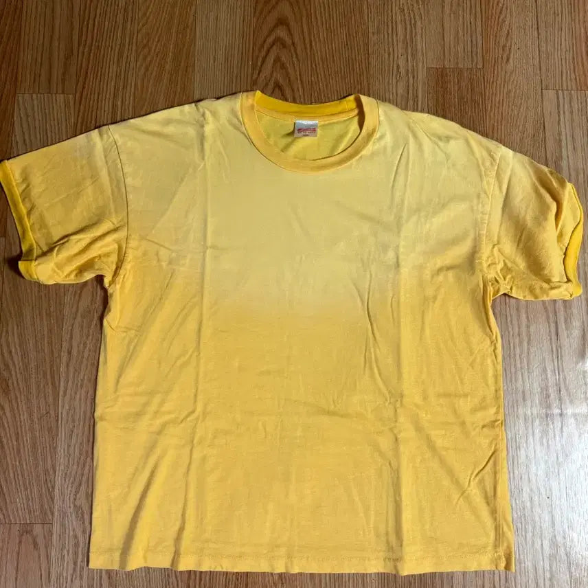[BUNJANG] Sandy & Rosy Worn Tee Yellow / [2] 샌디앤로지스 worn 티 옐로우 팝니다!