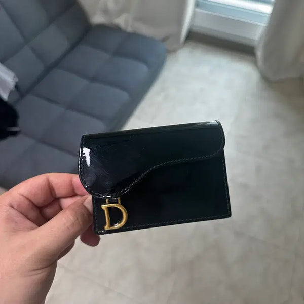 [BUNJANG] Dior Patent Saddle Wallet / 디올 페이던트 새들 지갑